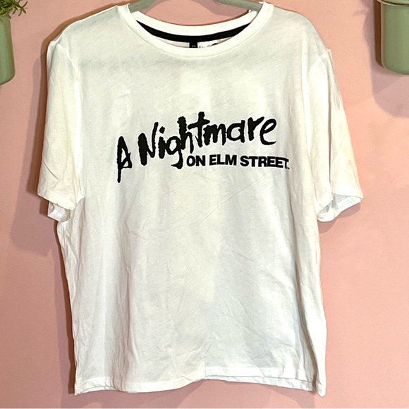 Nightmare on Elm Street Shirt, White edgy t shirt, Freddy Krueger Gift Shirt Her - Picture 3 of 6